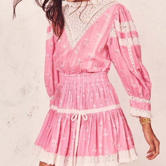 Loveshackfancy Pink Viola Dress - Picture 5 of 13